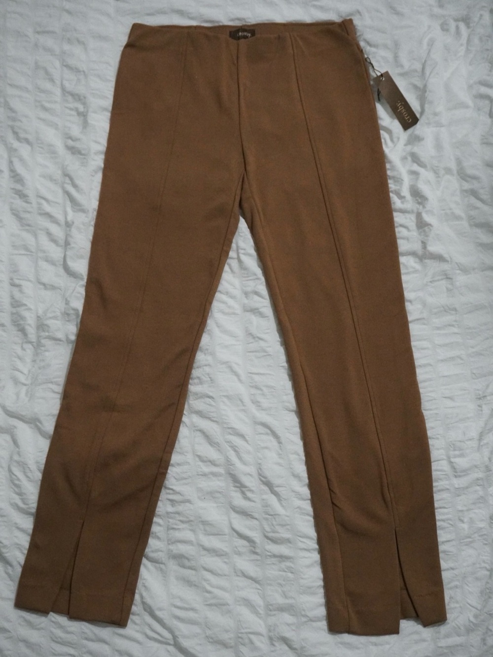 Crosby. Brown Wide Leg Dress Pants XS NWT